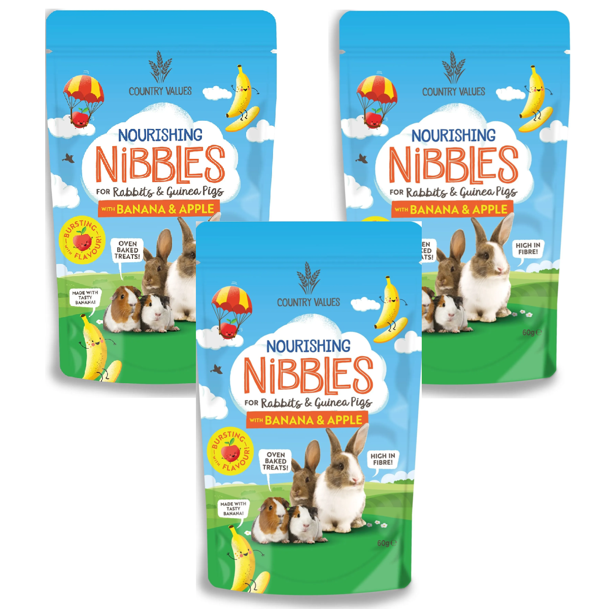 Country Values - Nourishing Nibbles Treats (60g)