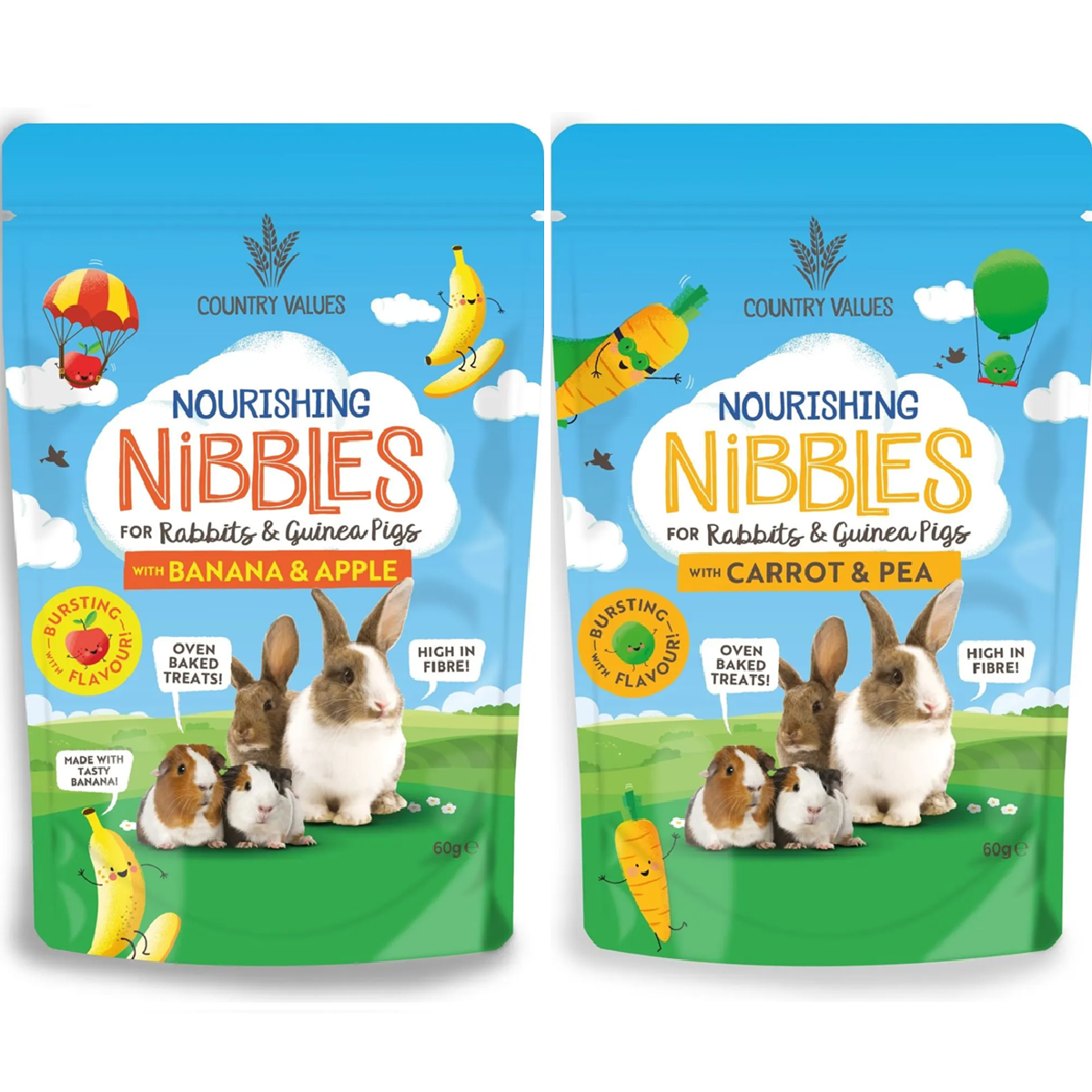 Country Values - Nourishing Nibbles Treats (60g)