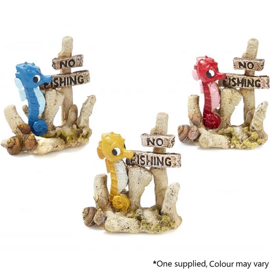 Classic - No Fishing Seahorse (9.5cm)