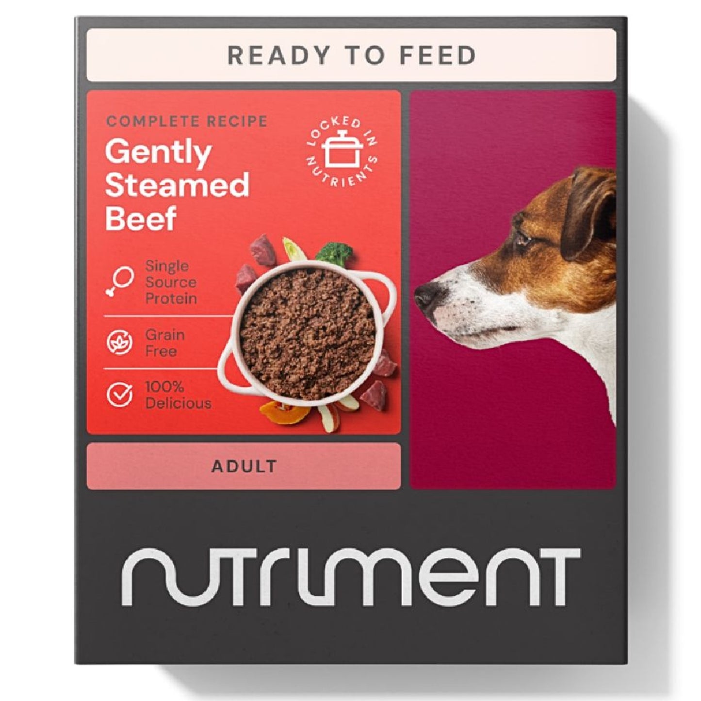 Nutriment - Gently Steamed Dog Food (8 x 385g)