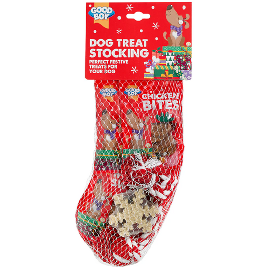 Good Boy - Dog Treat Stocking