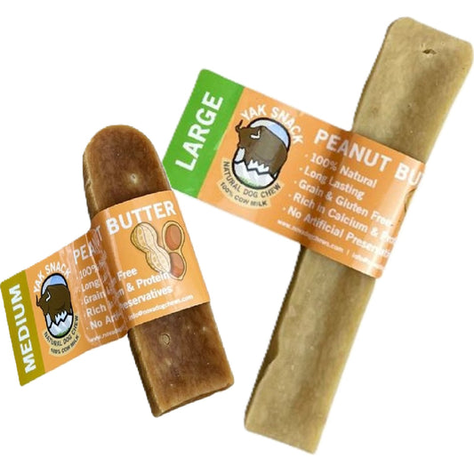 Yak Snack - Peanut Butter Cheese Dog Chews
