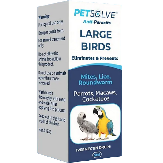 PETSOLVE - Anti-Parasite Large Birds (5ml)