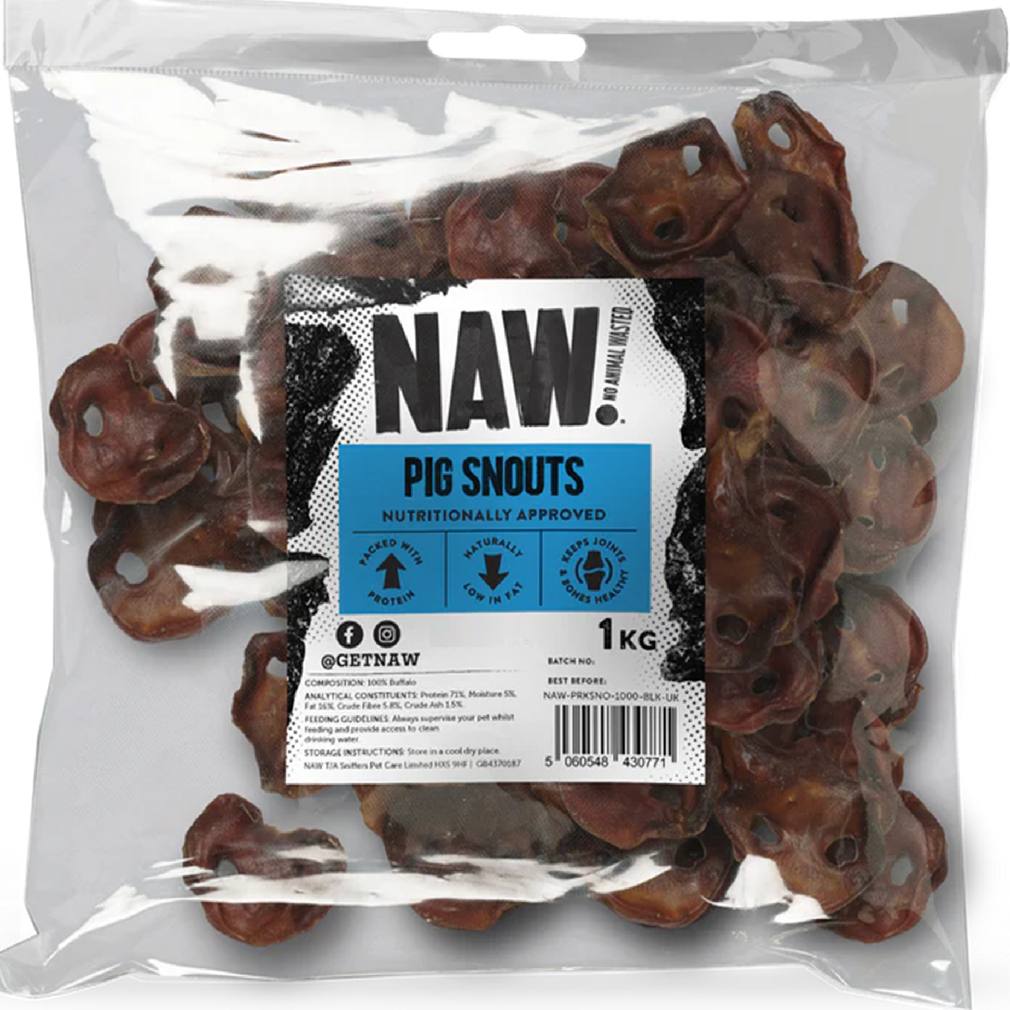 NAW! - Pig Snouts (1kg)