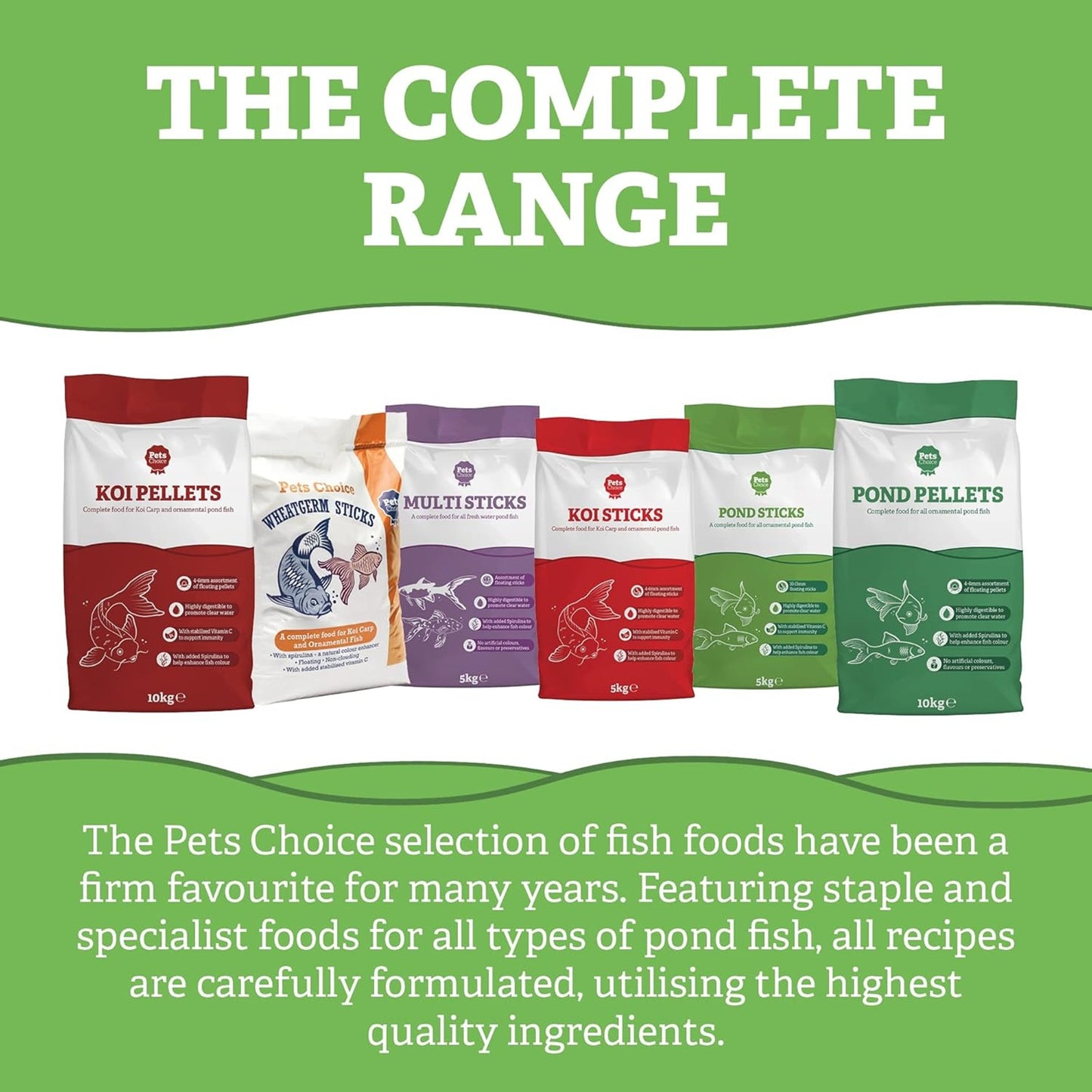 Pets Choice - Pond Sticks (5kg)