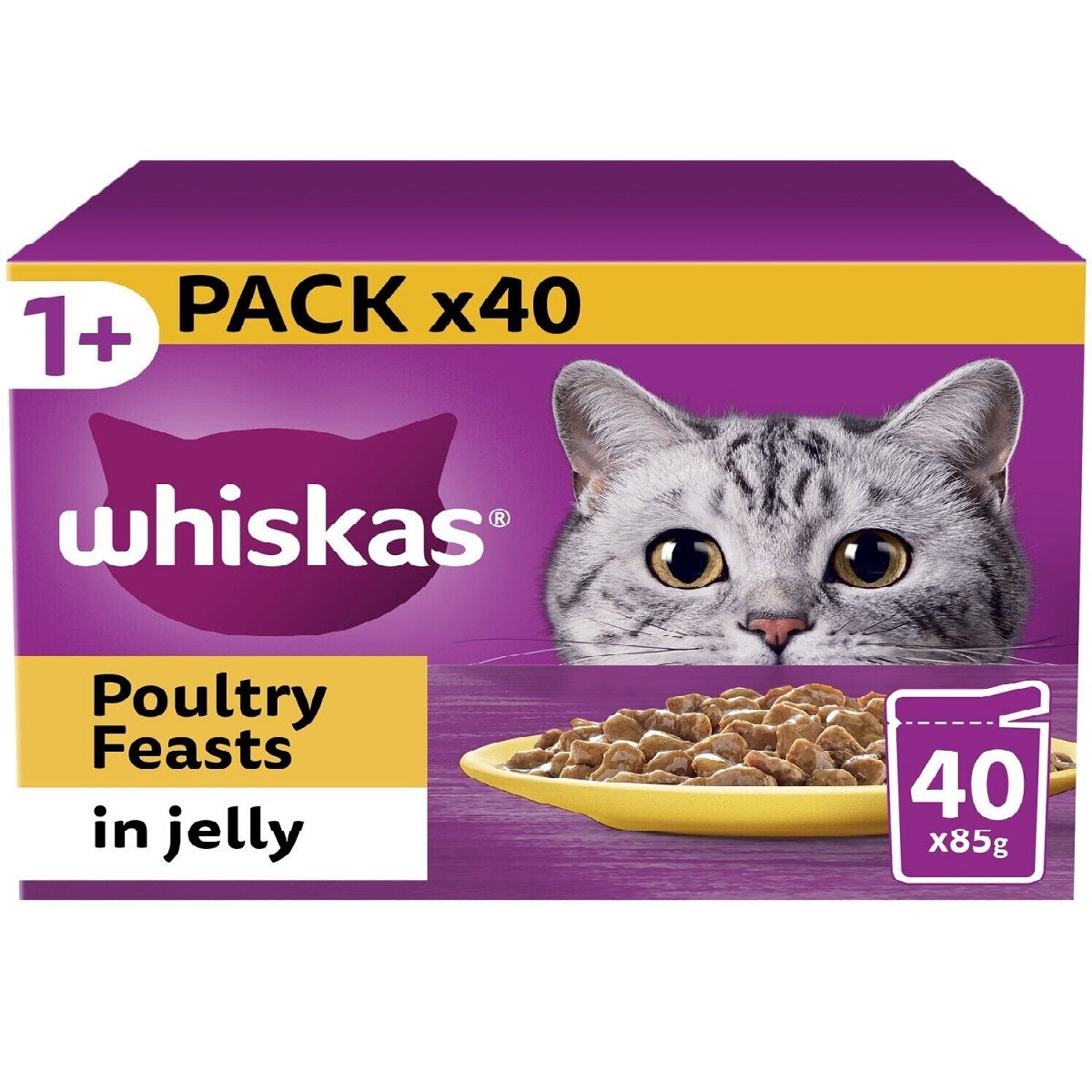Whiskas 1+ Pouches - Poultry Selection