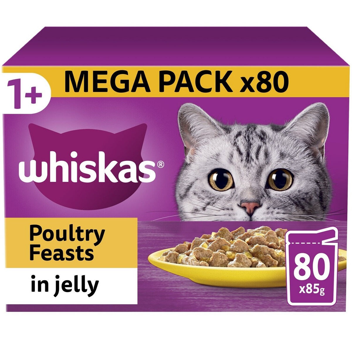 Whiskas 1+ Pouches - Poultry Selection