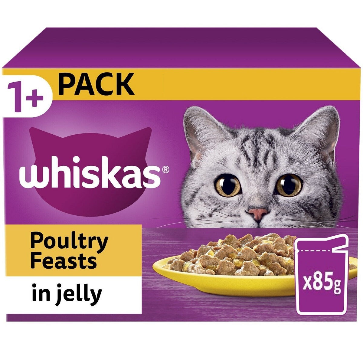 Whiskas 1+ Pouches - Poultry Selection