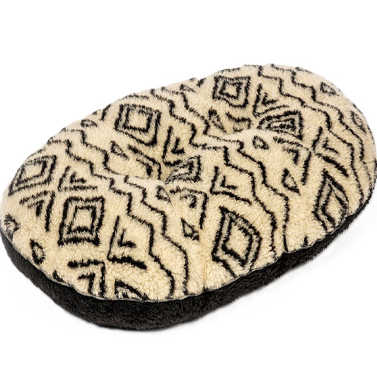 Danish Design - Sherpa Fleece Neutral Geometric Quilted Mattress