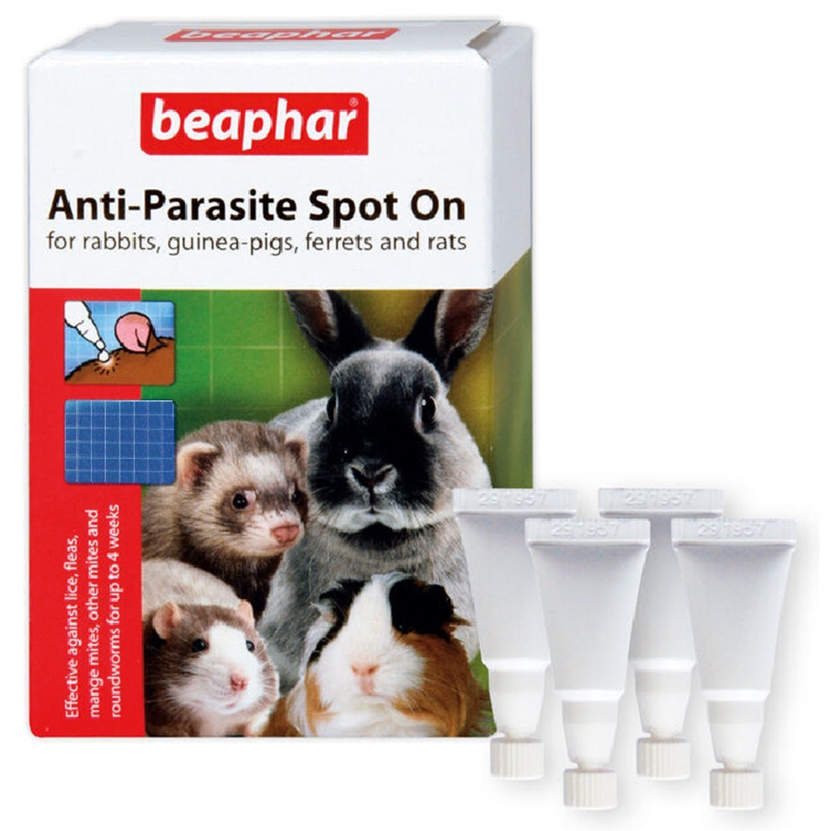 Beaphar - Anti-Parasite Spot-on (Rabbit, Guinea Pig, Ferret & Rat)