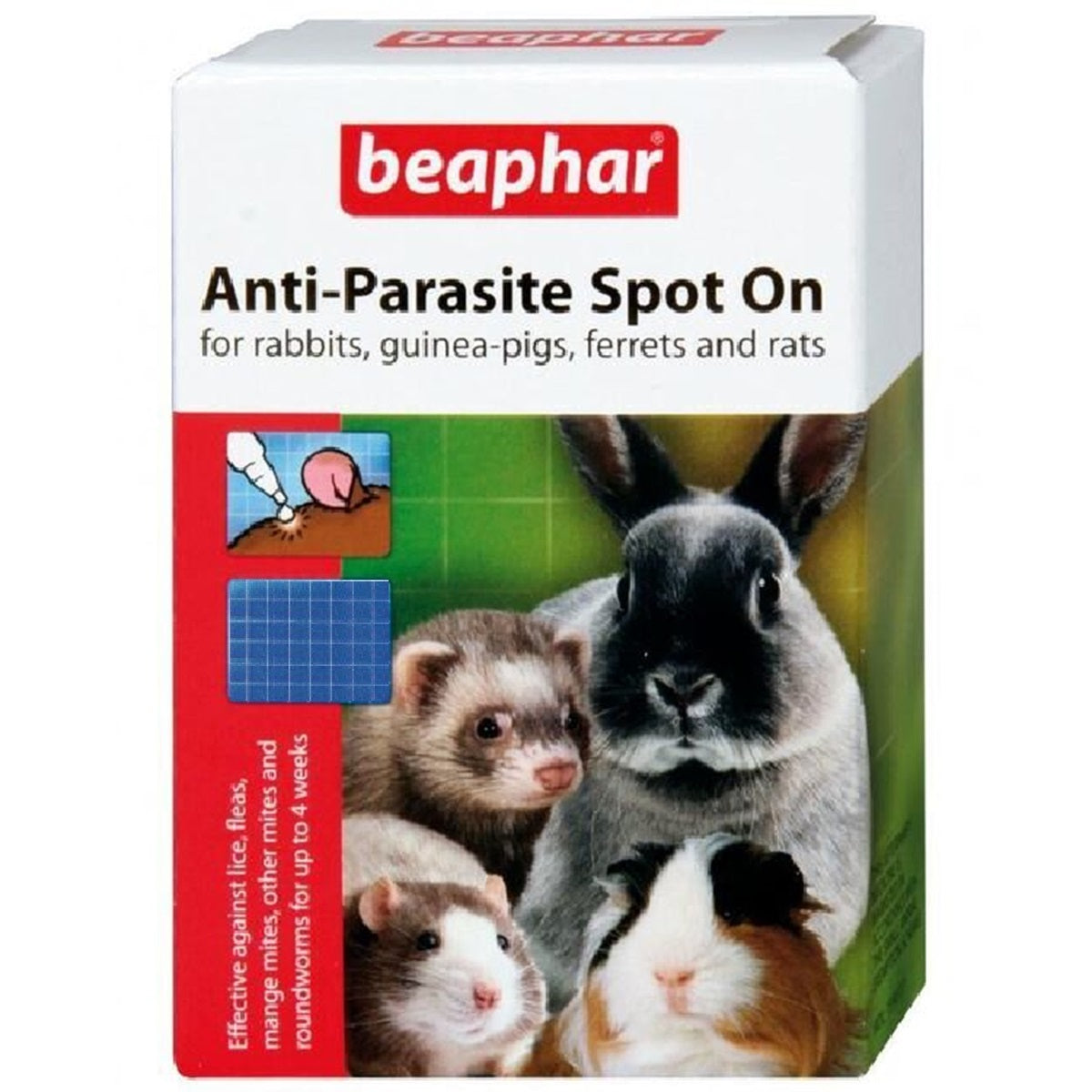 Beaphar - Anti-Parasite Spot-on (Rabbit, Guinea Pig, Ferret & Rat)