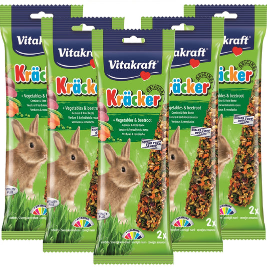 Vitakraft - Rabbit Kracker Vegetable & Beetroot (5 Packs)