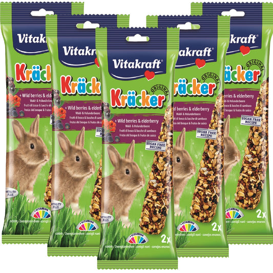 Vitakraft - Rabbit Kracker Wild Berries & Elderberry (5 Packs)