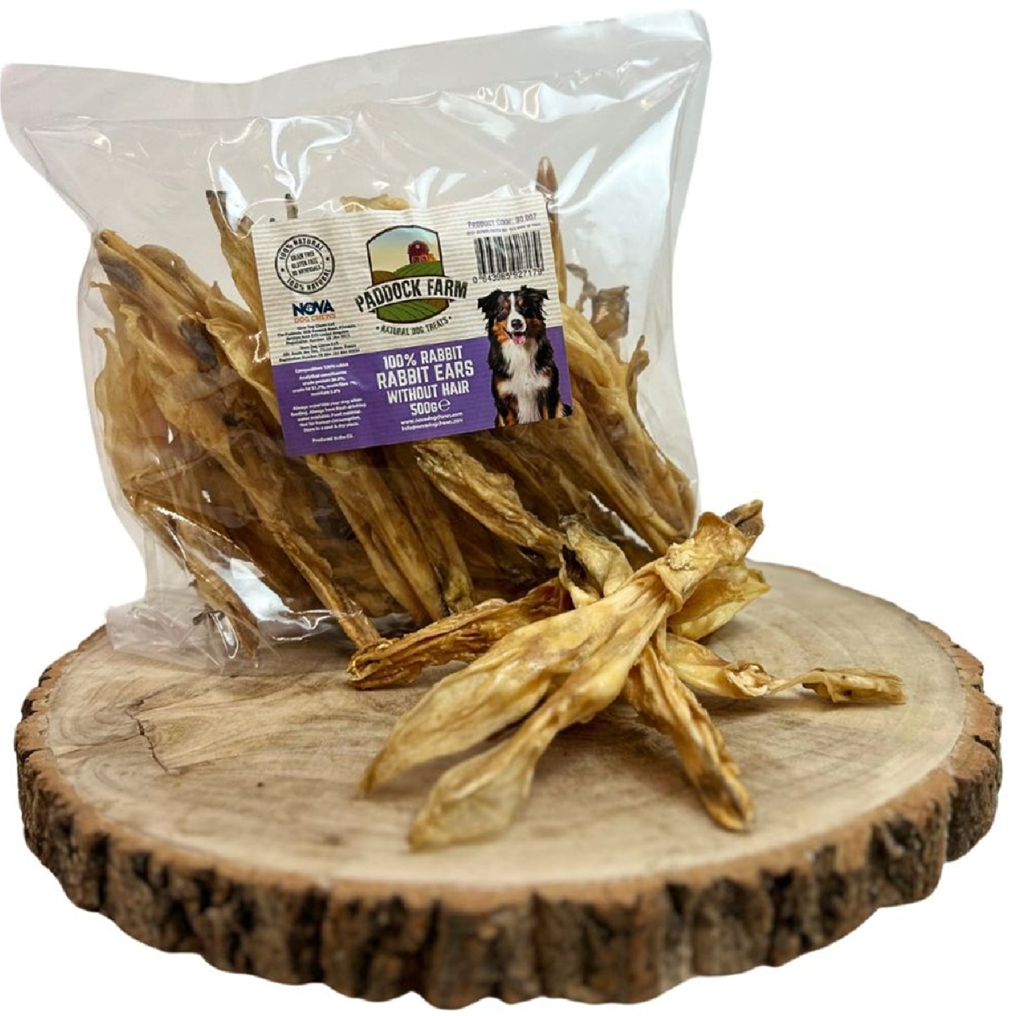 Paddock Farm - Rabbit Ears without Hair (500g)