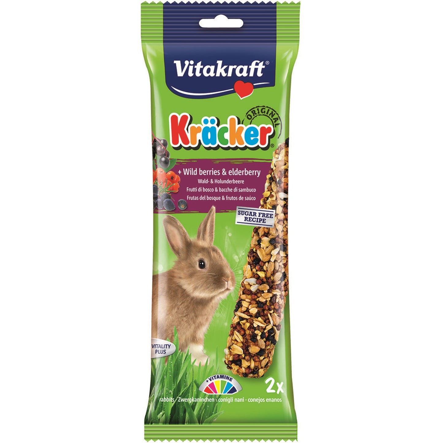 Vitakraft - Rabbit Kracker Wild Berries & Elderberry (5 Packs)