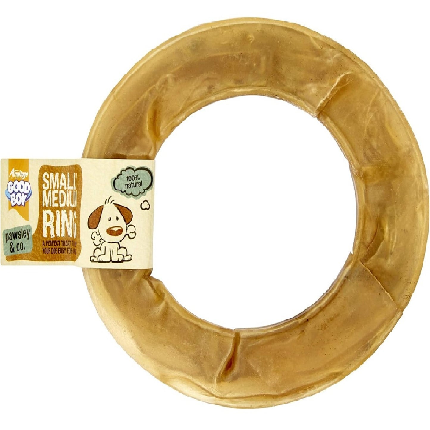 Good Boy - Rawhide Rings (6")