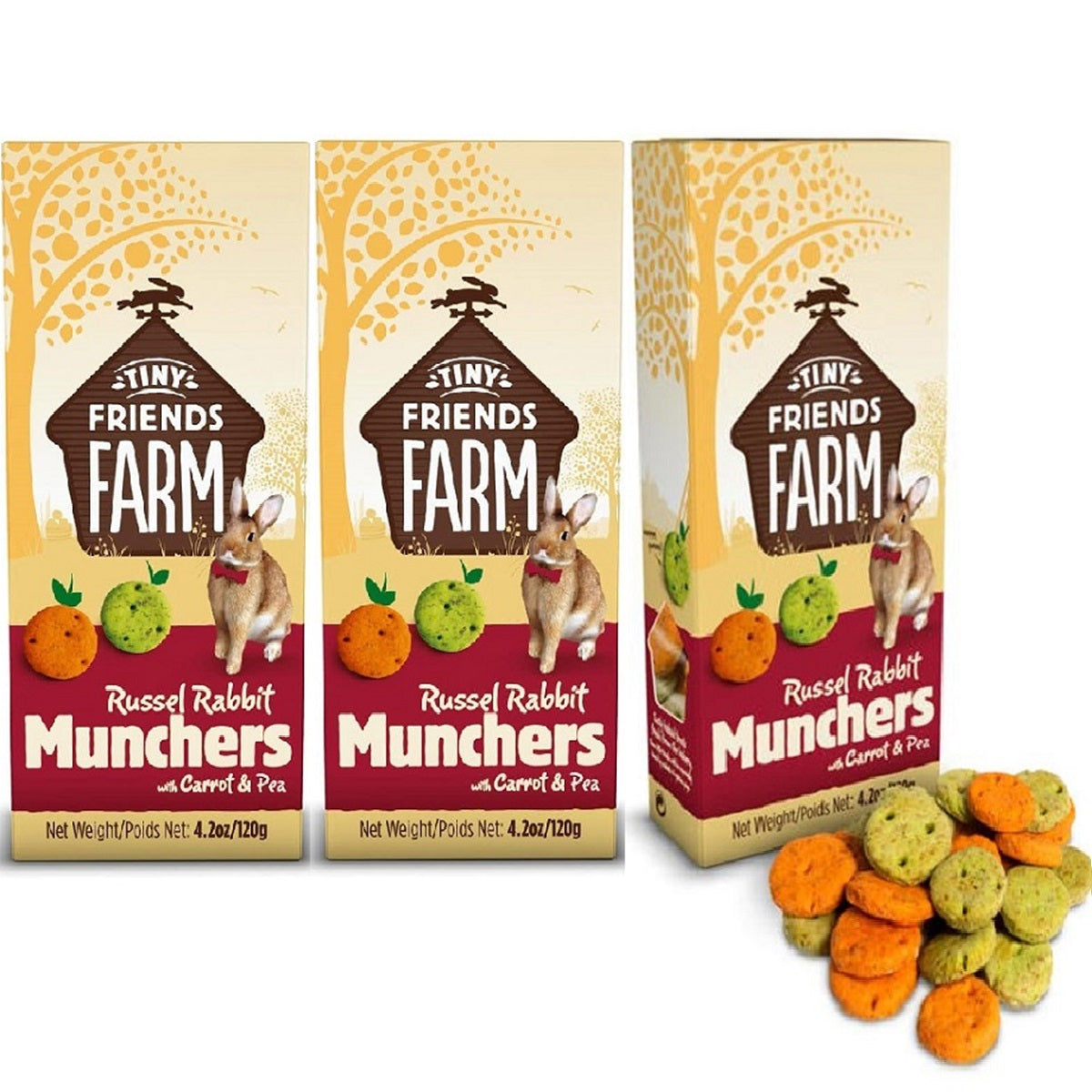 Tiny Friends Farm - Russel Rabbit Munchers (120g)