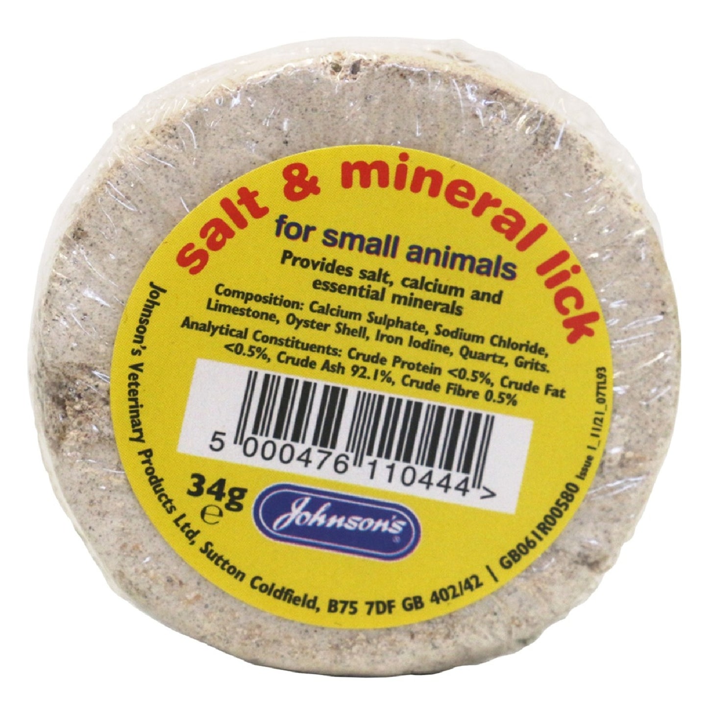 Johnsons - Salt & Mineral Lick (34g)