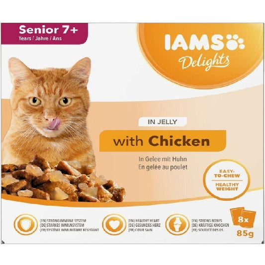 Iams Delights - Senior 7+ in Jelly (8 x 85g)