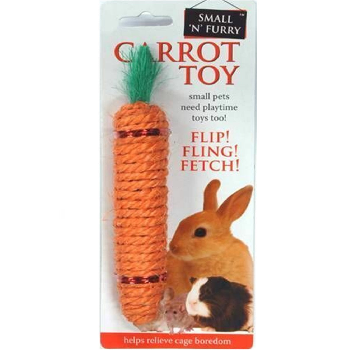 Sharples - Sisal Carrot Toy (20cm)