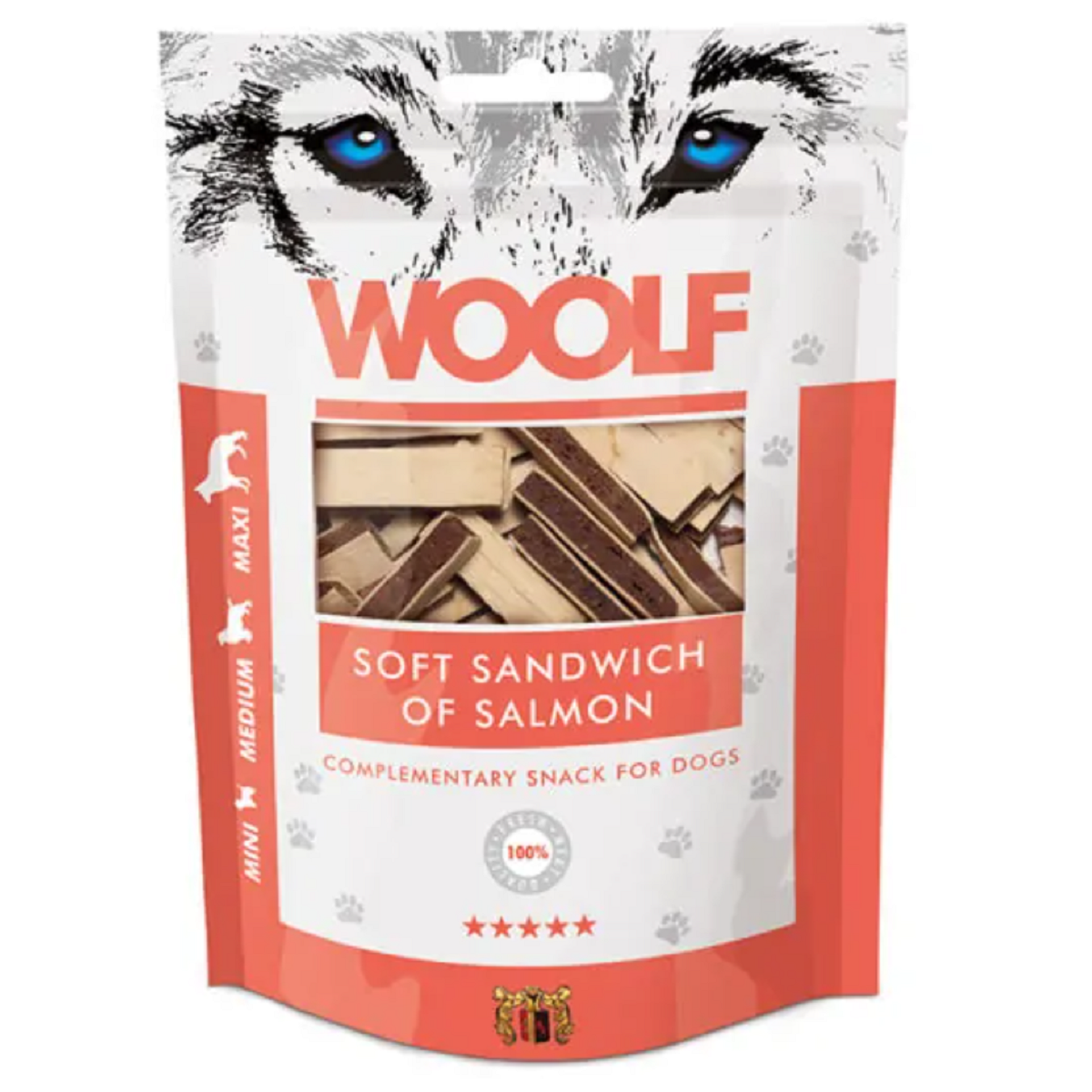 Woolf - Soft Sandwich of Salmon (10 x  100g)