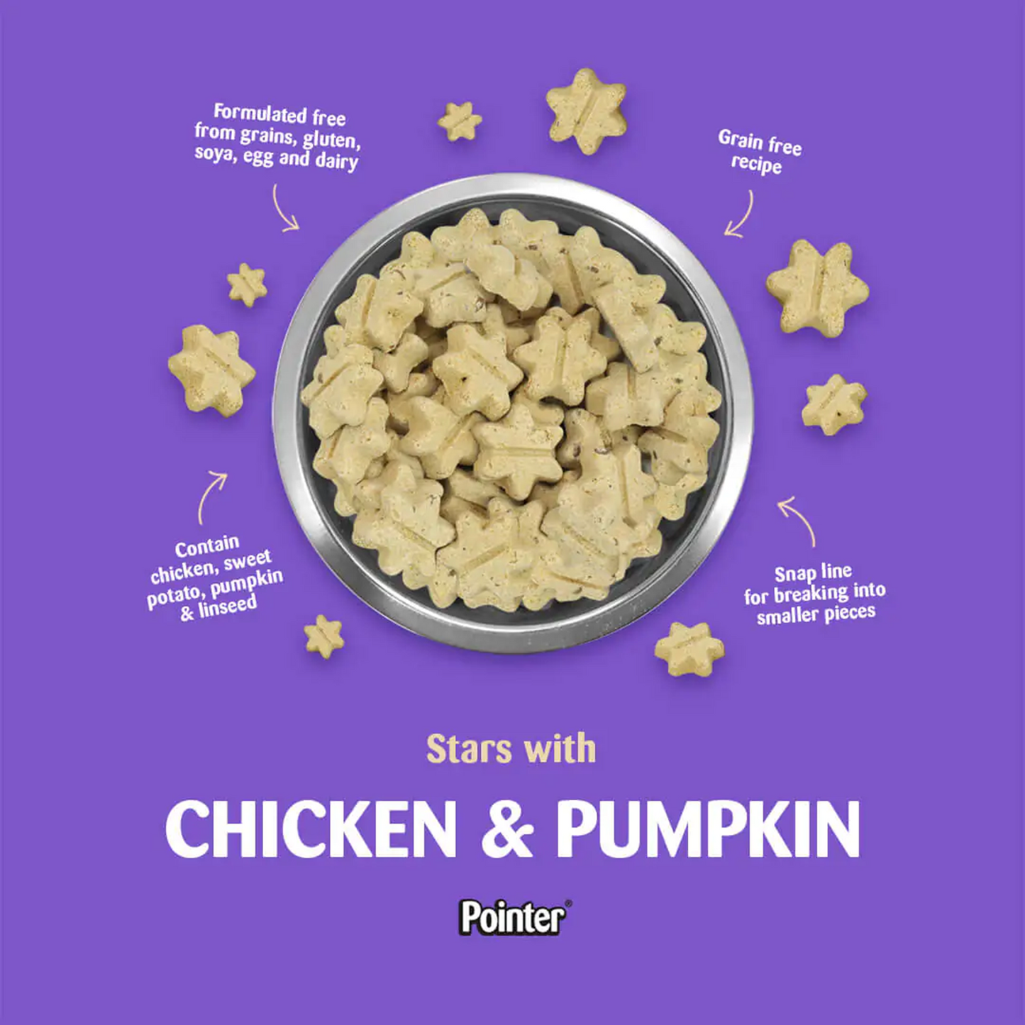 Pointer - Stars Chicken & Pumpkin - Grain Free (10kg)