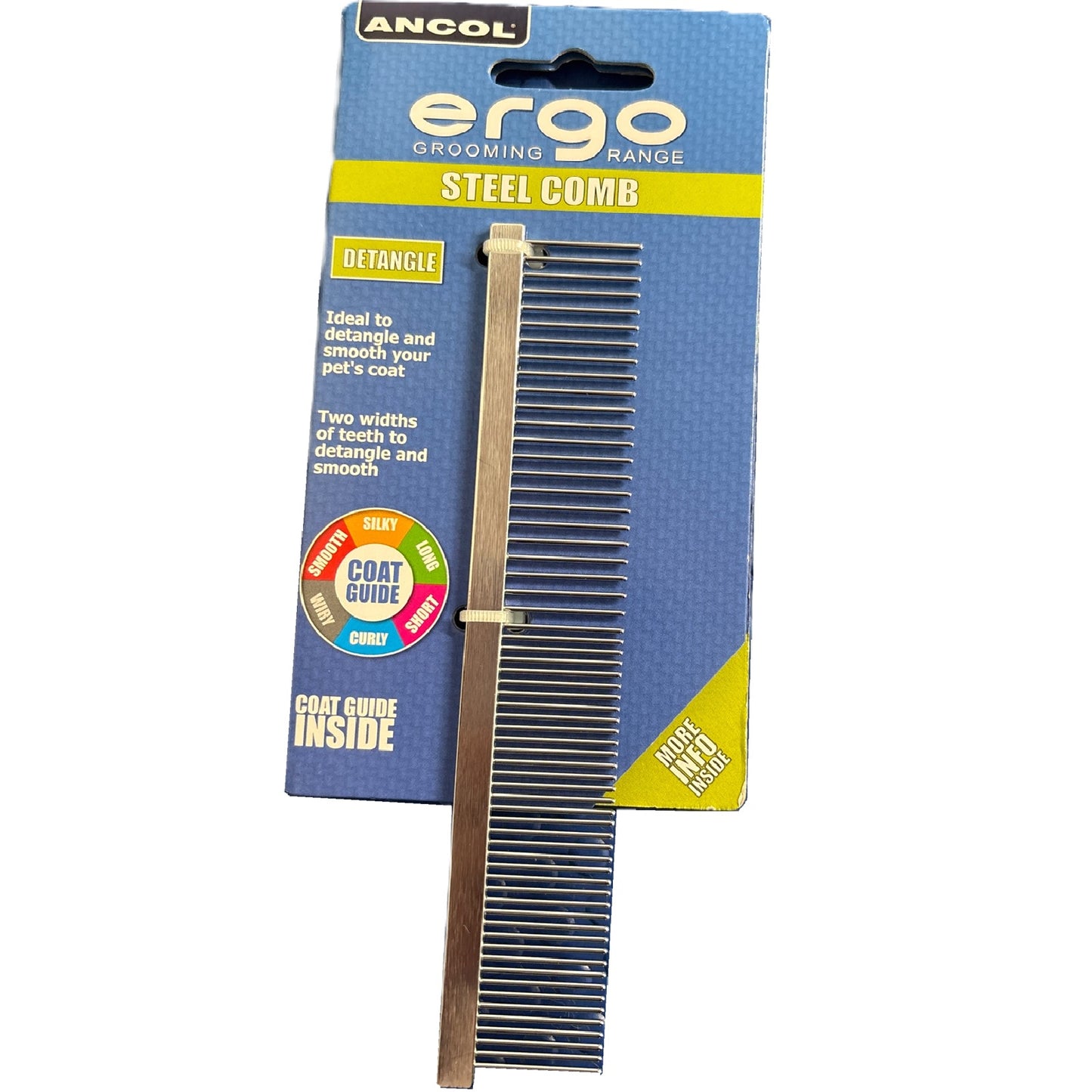 Ancol - Ergo Aluminium Comb (7")