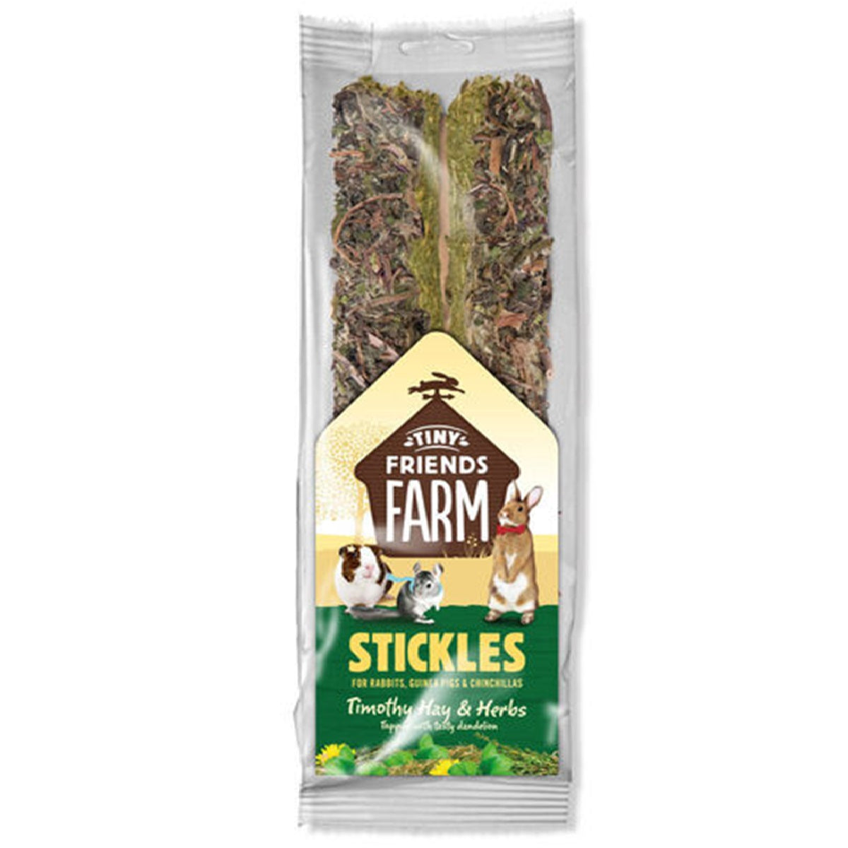 Tiny Friends Farm - Stickles Timothy Hay & Herbs (8 Packs)