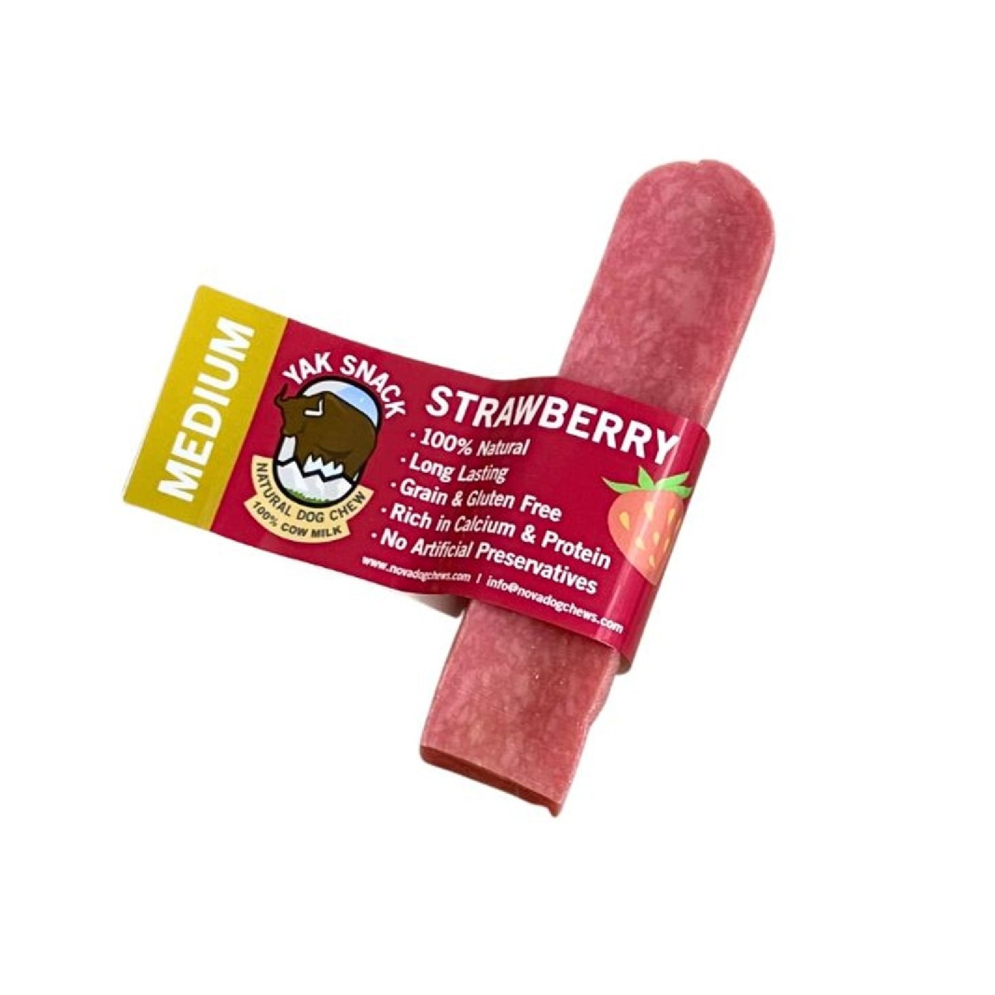 Yak Snack - Cheese Strawberry Dog Chews