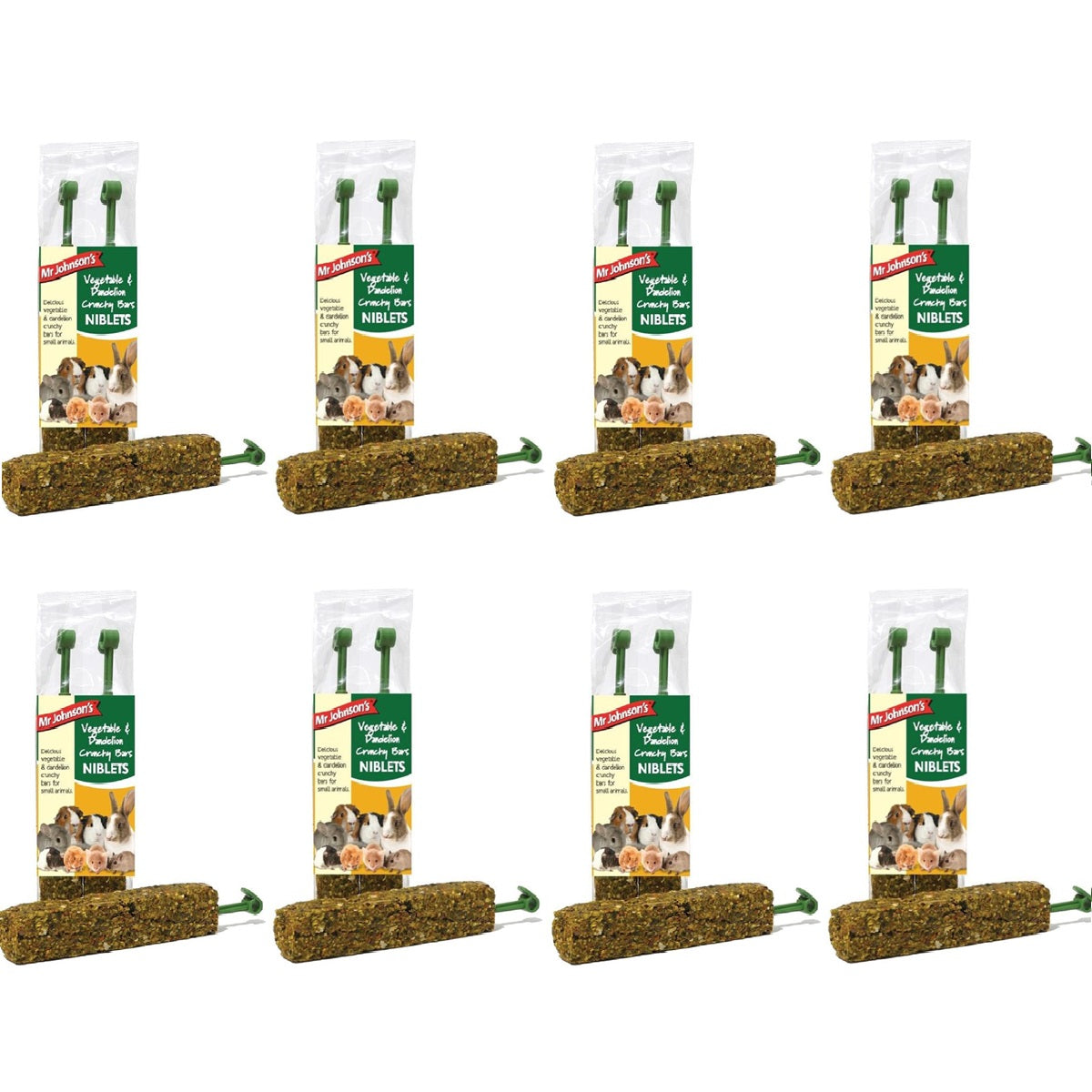 Mr Johnsons - Veg & Dandelion Crunchy Bars (8 Packs)