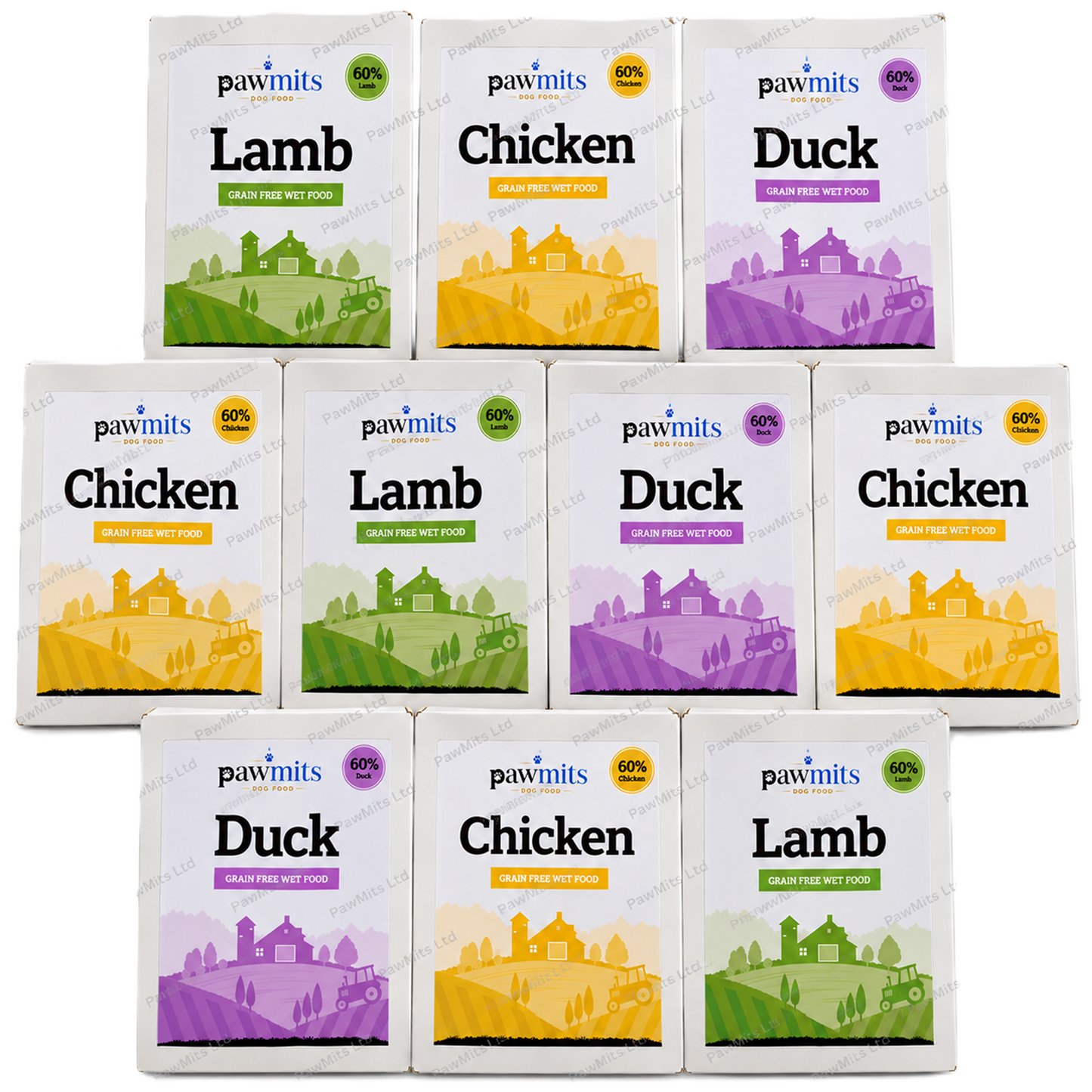 PawMits - Adult Mixed (Grain Free) 395g Trays