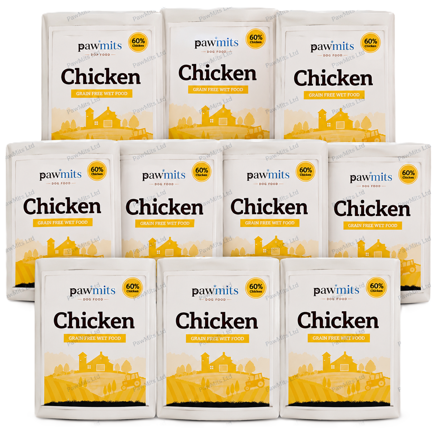PawMits - Adult Chicken (Grain Free) 395g Trays