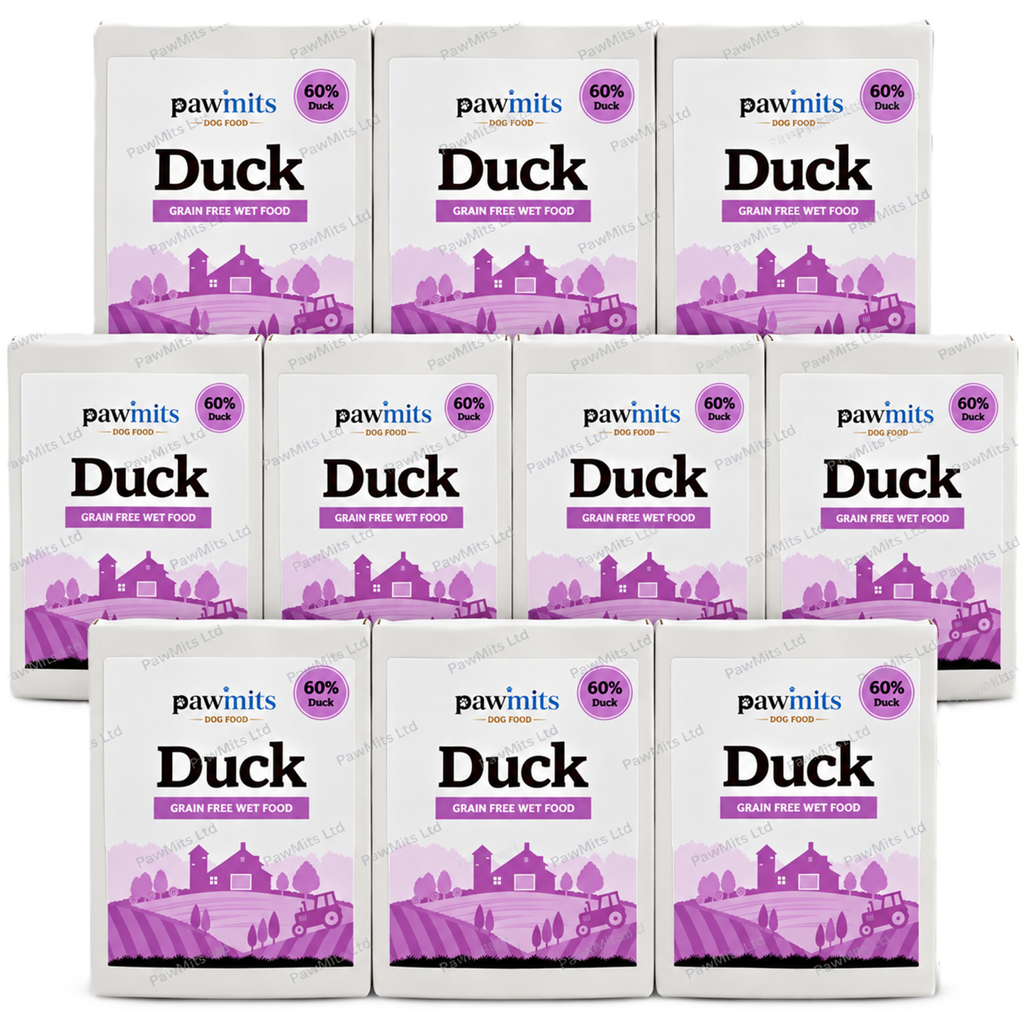 PawMits - Adult Duck (Grain Free) 395g Trays
