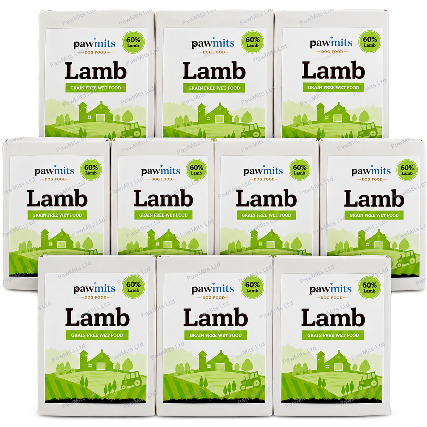 PawMits - Adult Lamb (Grain Free) 395g Trays
