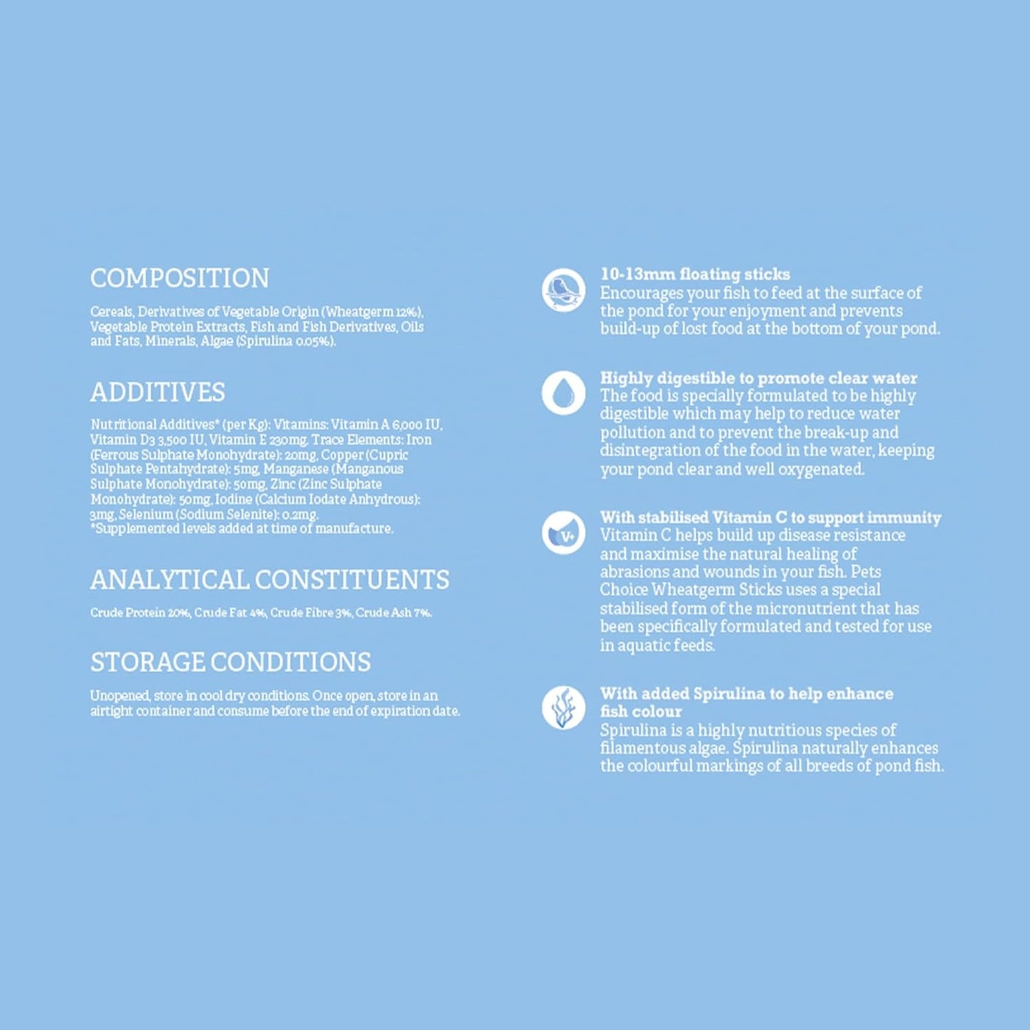 Pets Choice - Wheatgerm Sticks (5kg)