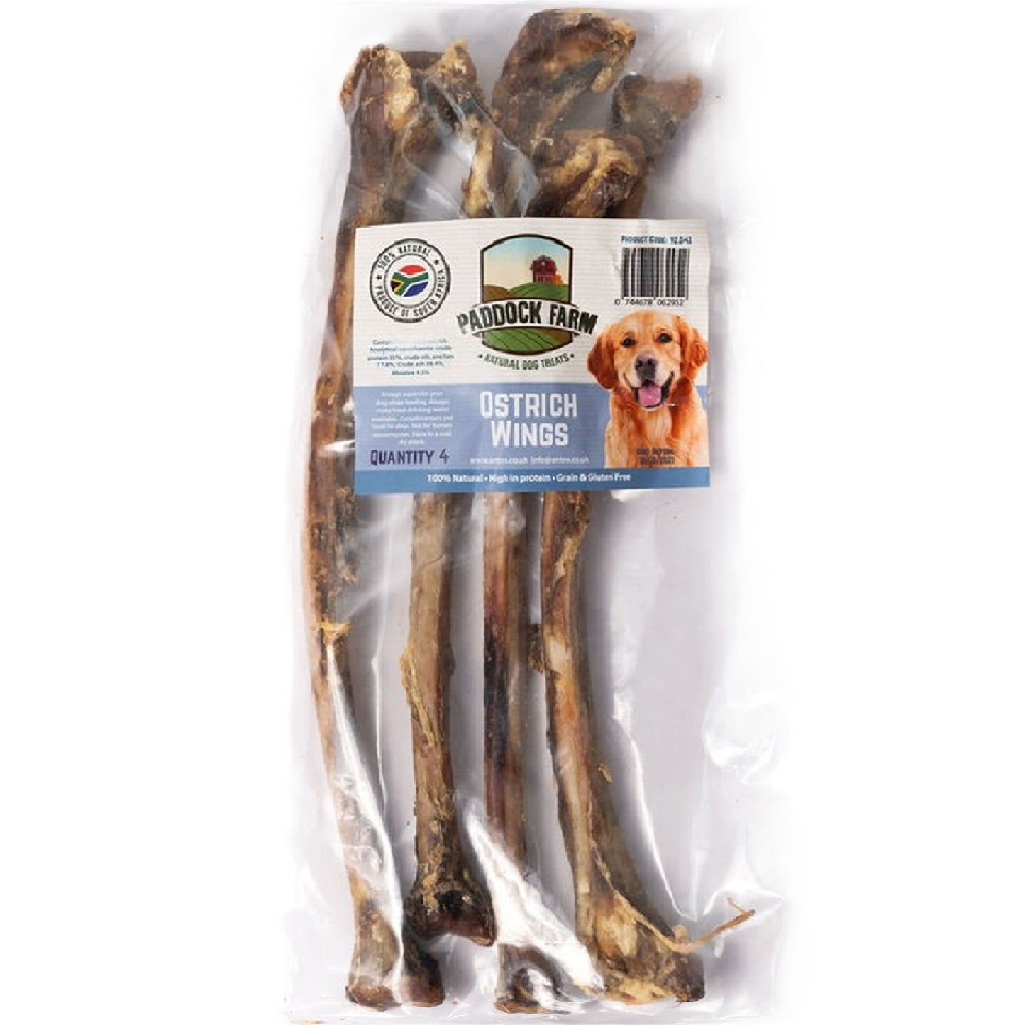 Paddock Farm - Ostrich Wings (4pk)
