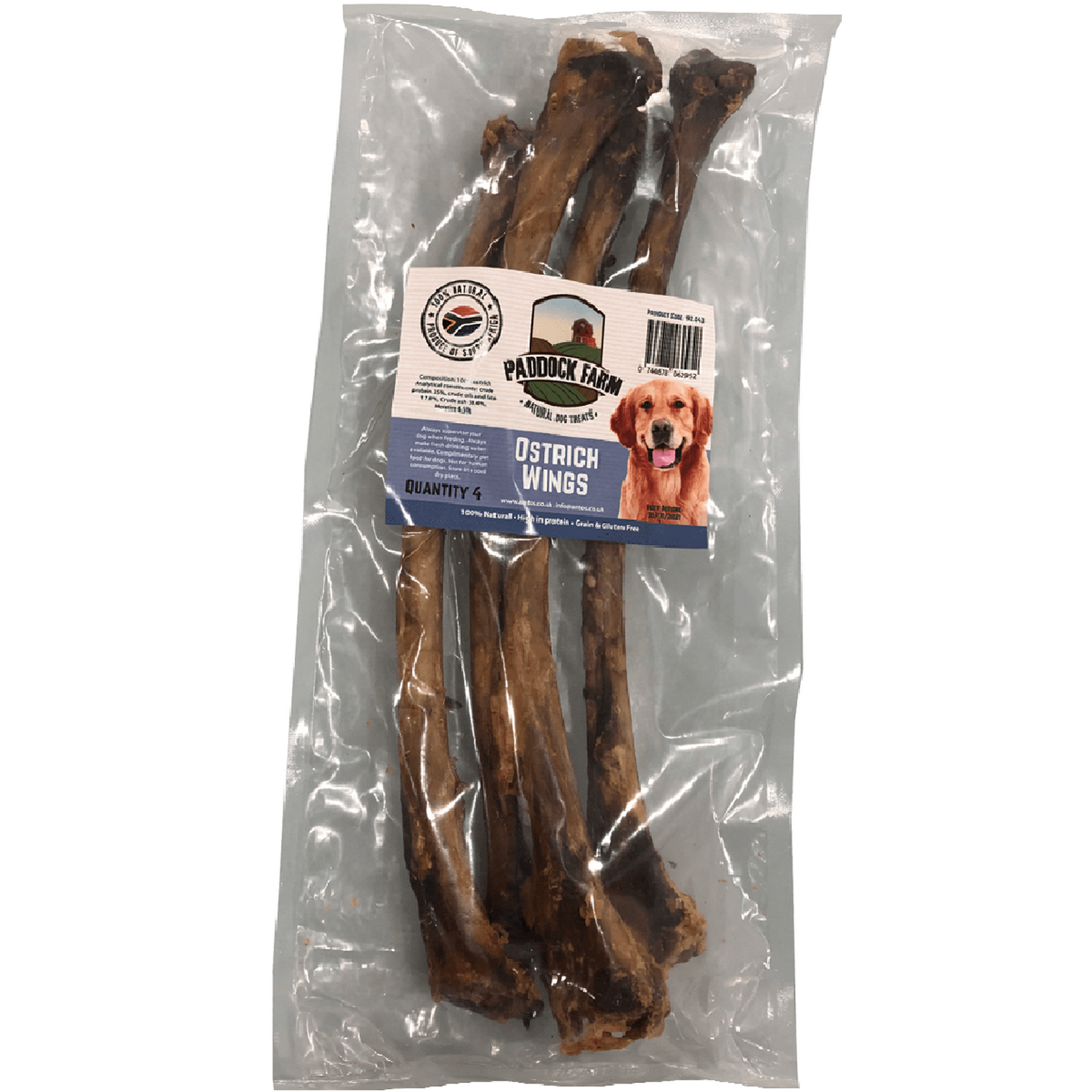 Paddock Farm - Ostrich Wings (4pk)