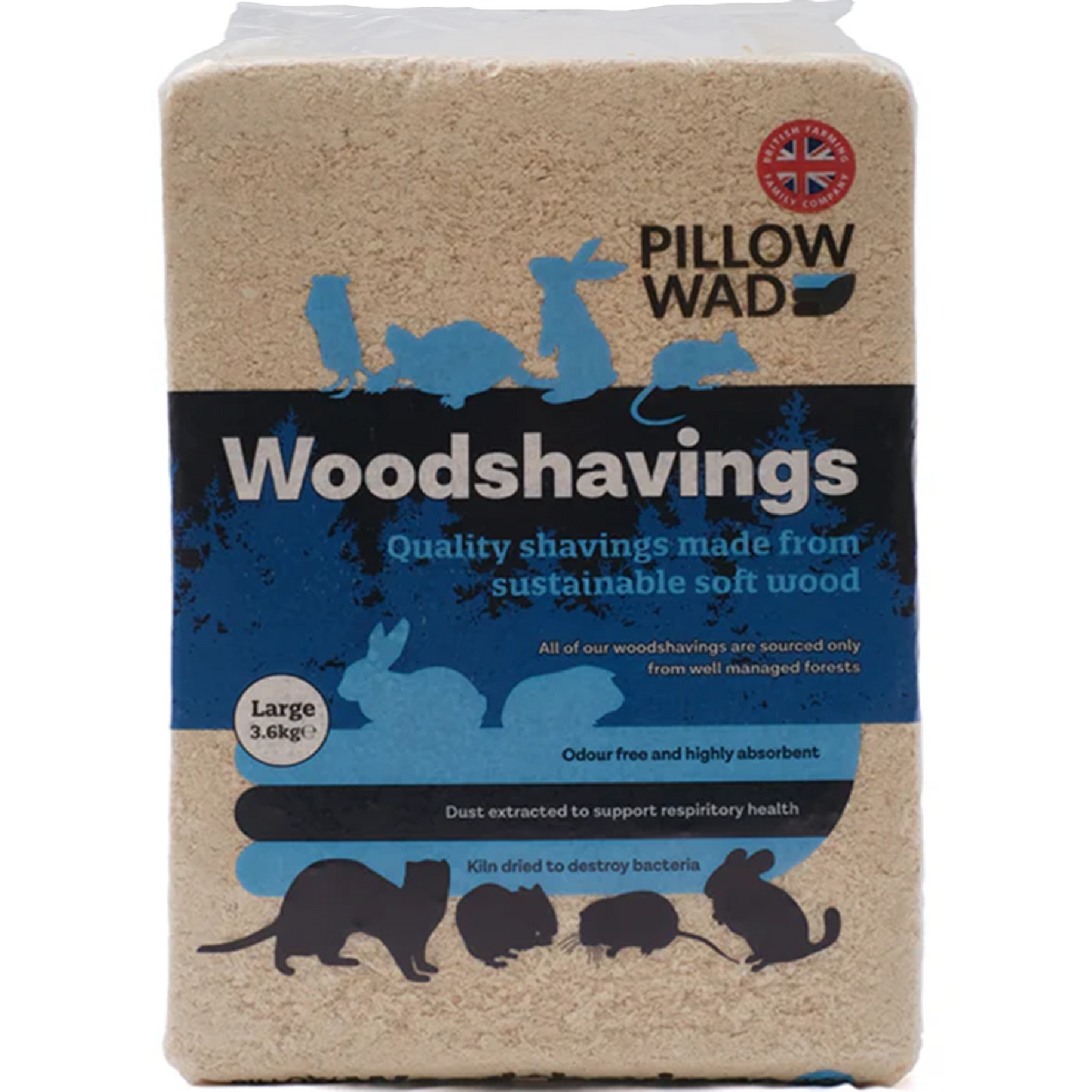 Pillow Wad - Woodshavings