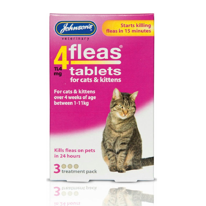 Johnson's - 4Fleas Cat Tablets