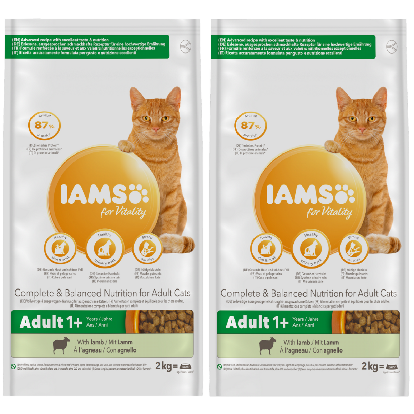 Iams - Adult Cat Lamb (2kg)