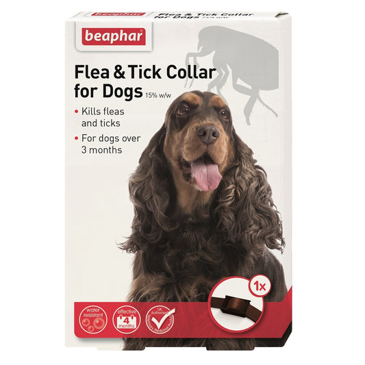 Beaphar - Flea & Tick Collar for Dogs