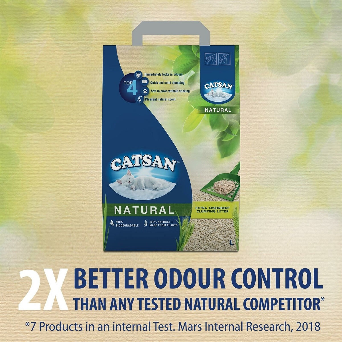 CATSAN - Natural Biodegradable Litter (20L)