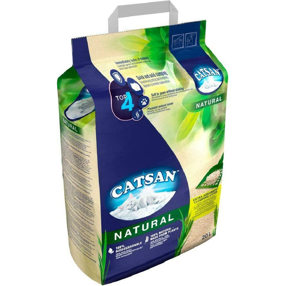 CATSAN - Natural Biodegradable Litter (20L)