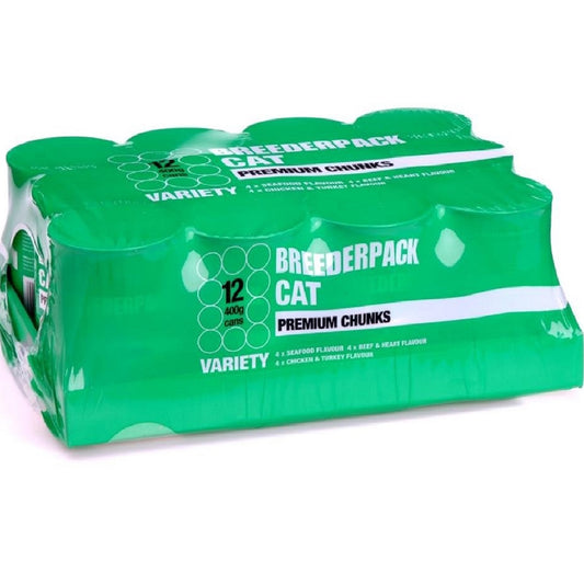 Breederpack Cat - Premium Chunk Variety (12 x 400g)