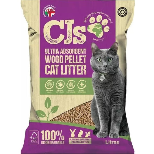 CJs - Ultra Absorbent Wood Litter