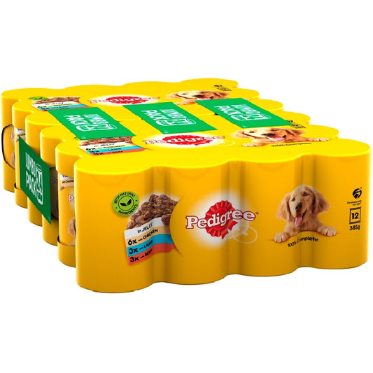 Pedigree - Mixed Selection in Jelly Tins (24 x 385g)