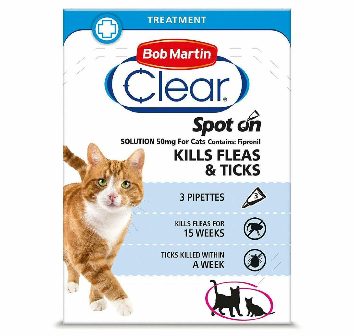 Bob Martin - Clear Cat Flea Spot on