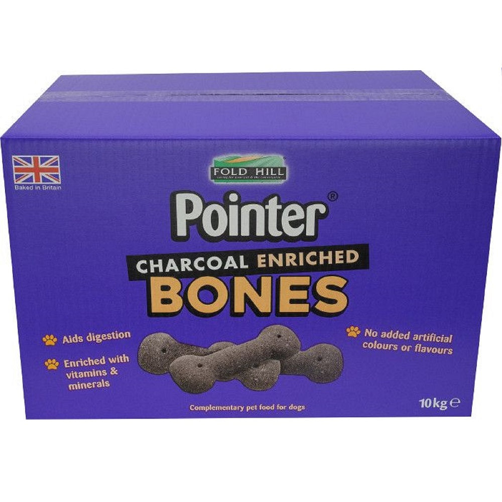 Pointer - Large Charcoal Bones (10kg)