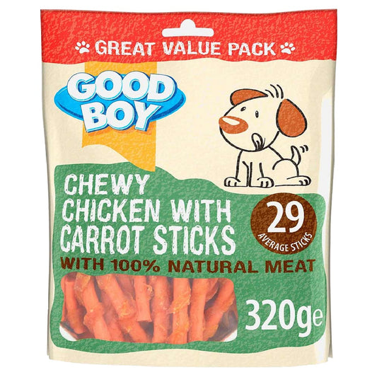 Good Boy - Chewy Chicken with Carrot Sticks (320g)