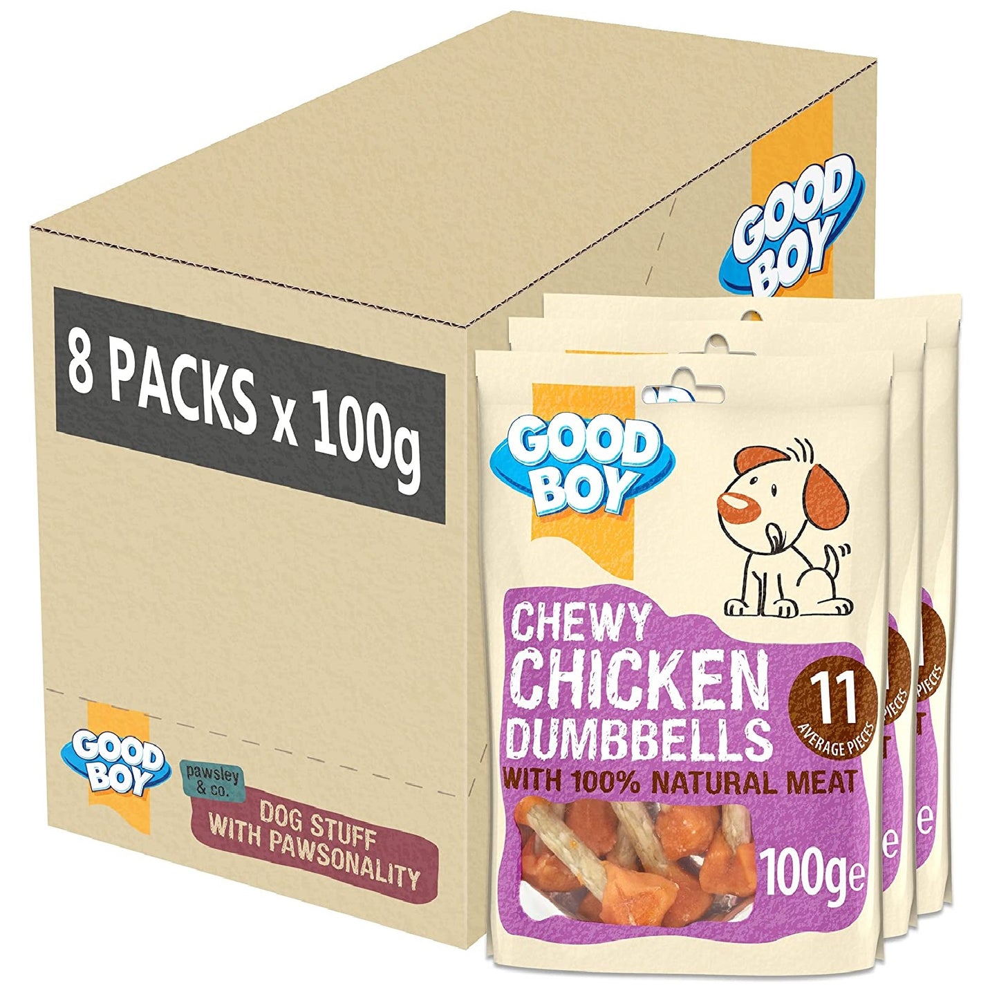 Good Boy - Chewy Chicken Dumbbells (100g)